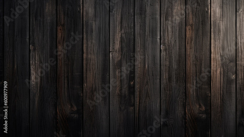 Black and Brown Wood Background Wallpaper Texture. Generative AI