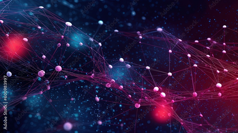 Technology background Abstract digital Technology Network Background Illustration Futuristic point wave. Technology background Abstract digital Technology Network Background Illustration Futuristic point wave.