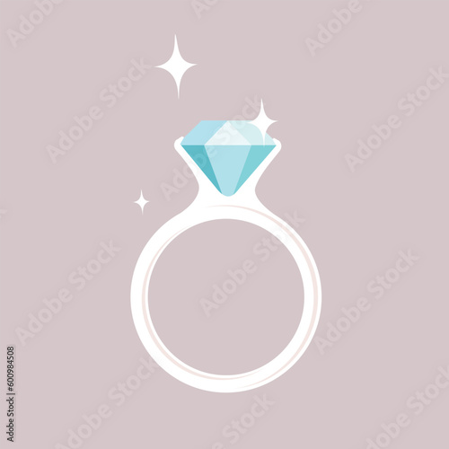 One Big Shiny Diamond Ring.