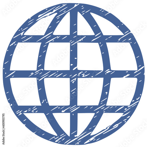 Earth Globe Web Icon photo