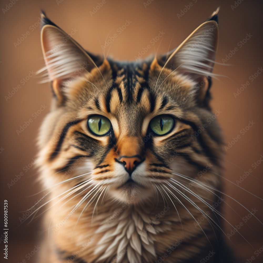 domestic cat. Generative AI domestic cat. Generative AI