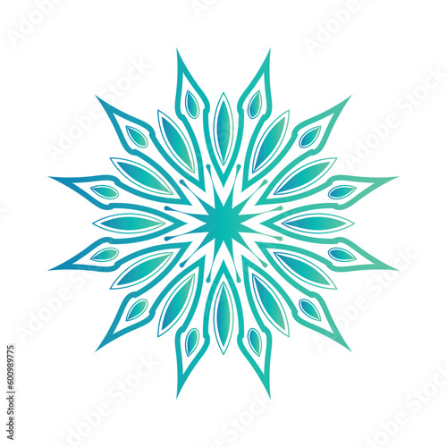 Beautiful arabesque pattern Mandala Design background vector template