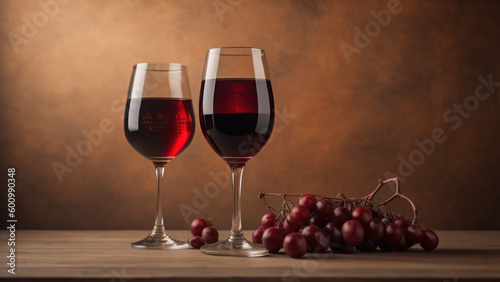 Wine Glasses. Generative AI