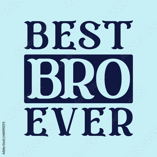 Boys Best Bro Graphic Tee - blue splash