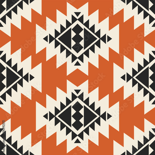 Southwestern Aztec Seamless Pattern. Navajo Print