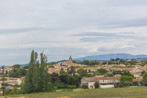 vue du village de Tulette dans la Drôme