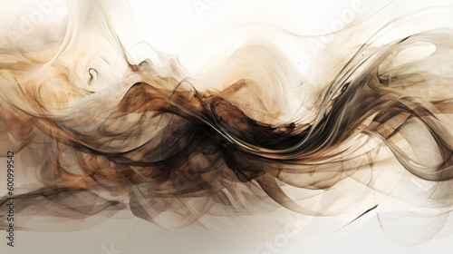Flowing Abstractions: A Series of Abstract Lines and Shapes with a Sense of Movement and Fluidity, Enhanced by Generative AI