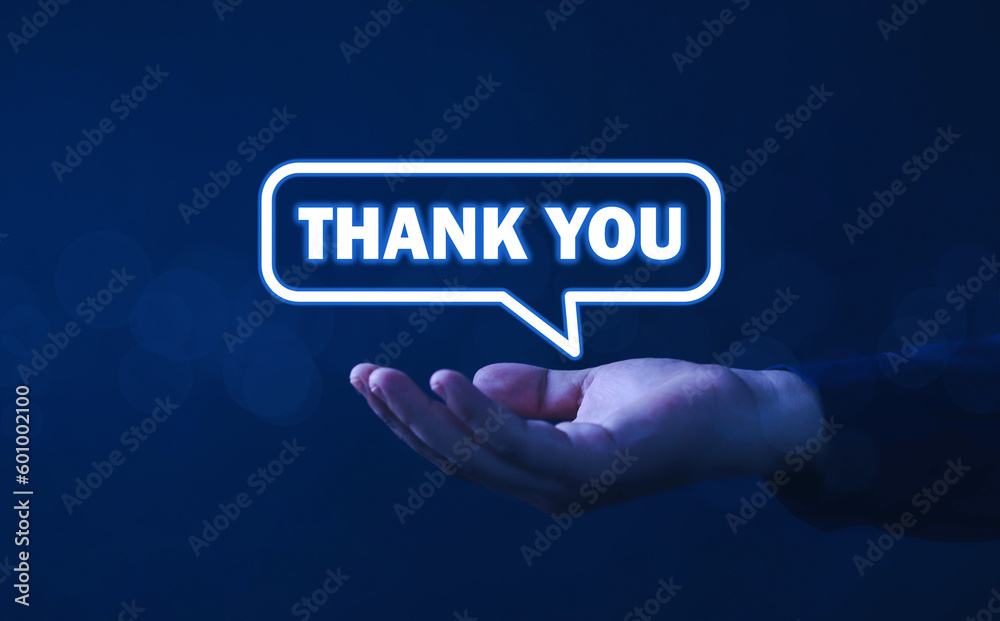 Businessman showing gratitude and gratitude on black background Businessman showing gratitude and gratitude on black background