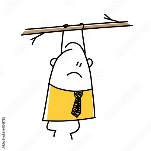 Stick figure, investment or financial risk