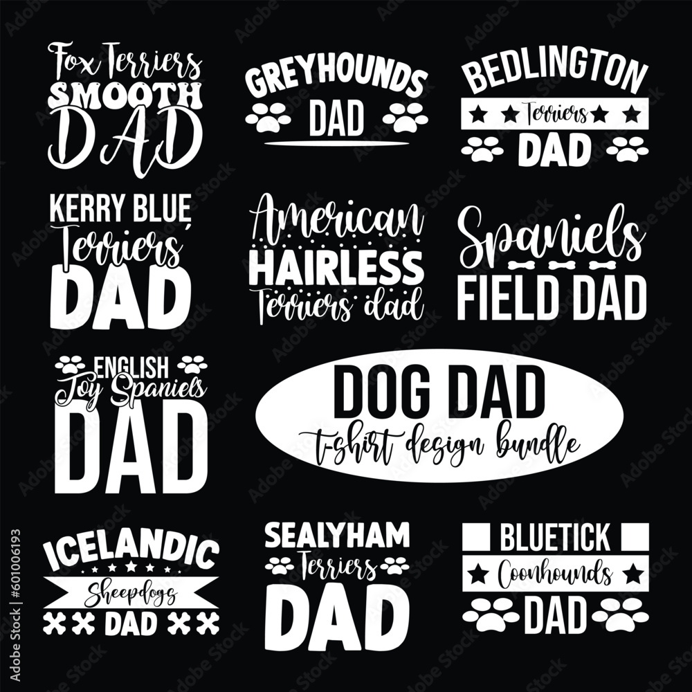 Dog dad Sublimation bundle