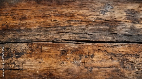 Old wooden planks surface texture. Generative AI. 