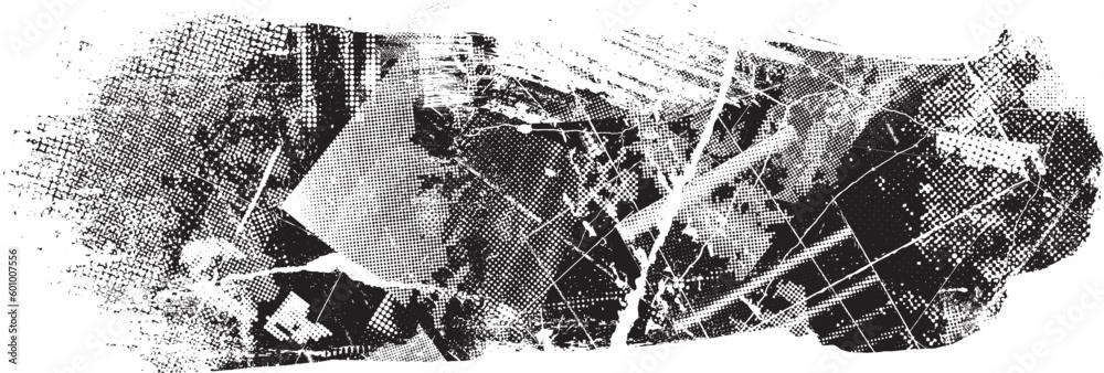 Vetor de Glitch distorted geometric shape . Noise destroyed logo ...