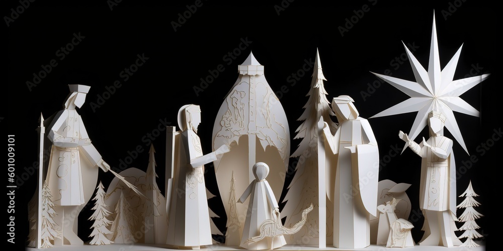 Unique Nativity Sets O Night Divine 7-Piece Nativity Set - Holy Family ...