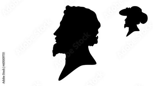 Peter Paul Rubens silhouette