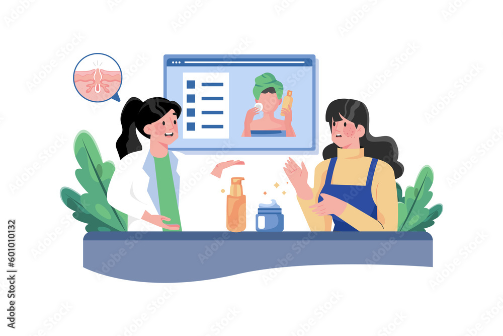A dermatologist diagnoses and treats skin conditions. A dermatologist diagnoses and treats skin conditions.
