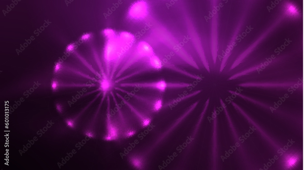 Circles with bright neon shiny light effects, abstract background wallpaper design Circles with bright neon shiny light effects, abstract background wallpaper design