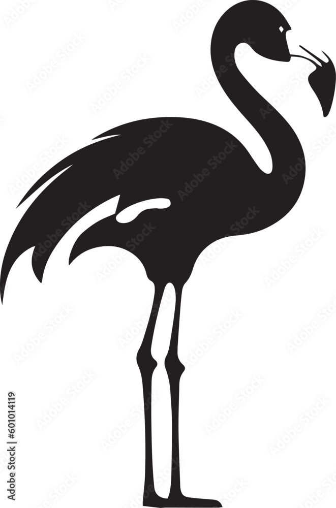 Flamingo head logo, flamingo icon isolated on a white background, Vector, Illustration, SVG Flamingo head logo, flamingo icon isolated on a white background, Vector, Illustration, SVG