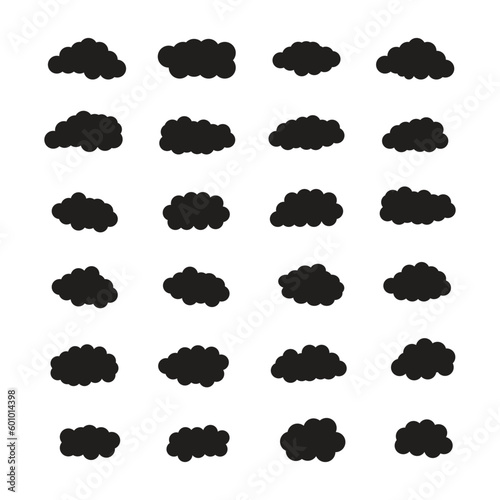 weather icon, clouds vector bundle, Sky Clouds Clipart, black and White clouds eps, Cartoon Clouds bundle, line Art Candy clouds graphics vector, outline rain clouds vector silhouette