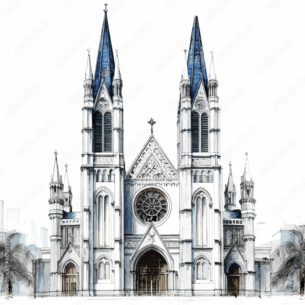 Fototapeta premium cathedral of saint cathedral 