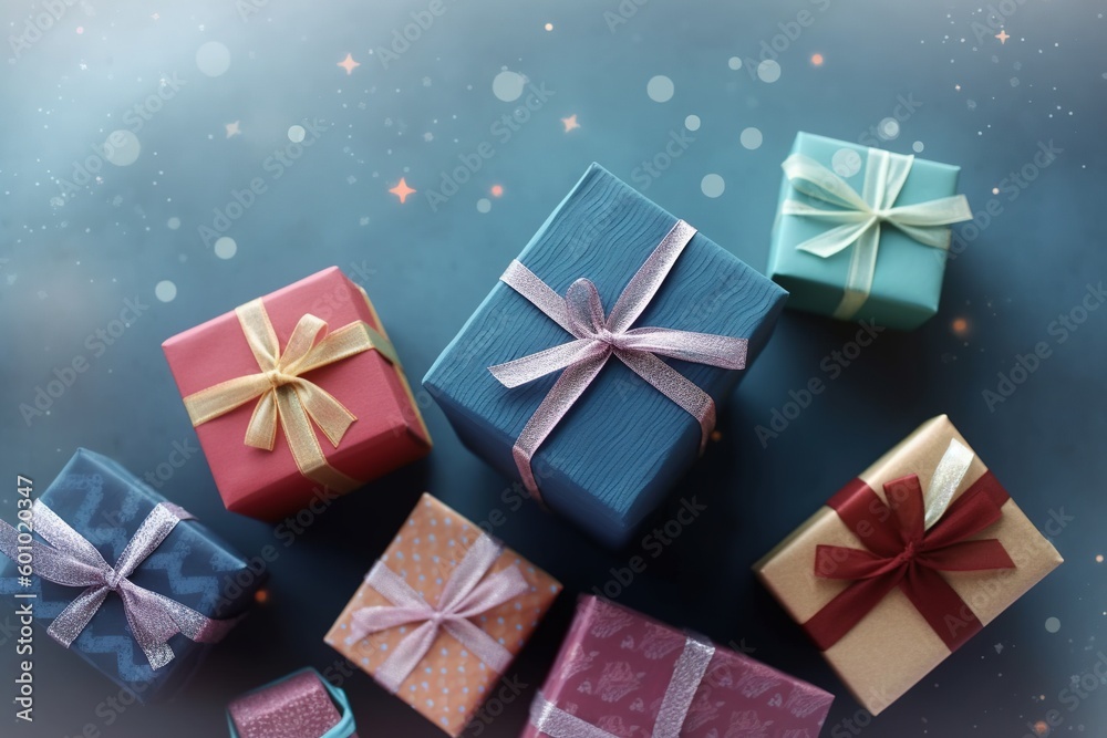 gift box with bow -Ai gift box with bow -Ai