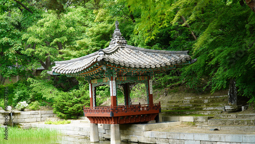 A pavilion sponsored by Changdeokgung Palace, a cultural property of Korea