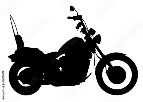 Old big bike and man white background
