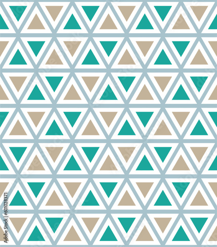 Abstract Geometric Triangle Seamless Pattern Pro Vector