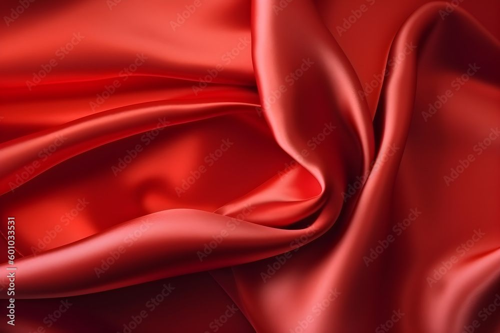 Smooth red textile background Smooth red textile background
