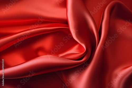 Smooth red textile background © paul