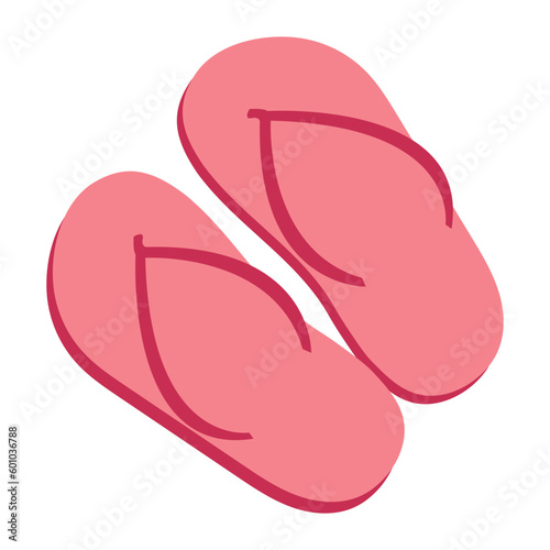 Slippers Summer Tropical Beach Element