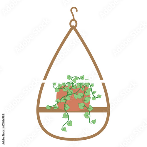 String Of Heart Hanging Planter Pots