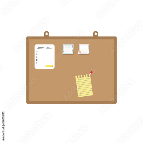Bulletin Board Classroom Education Objects Vectors