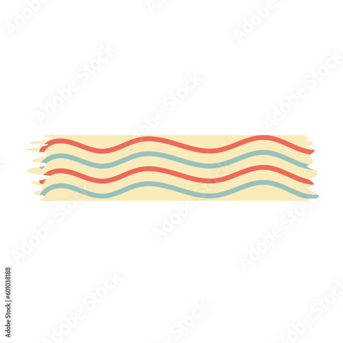 Wave Tape Colorful Abstract Tape Vectors