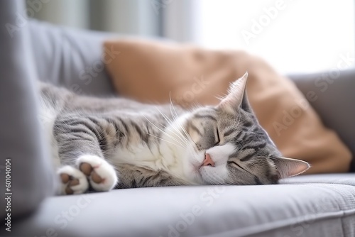 Obraz na plátně lazy cat sleeping