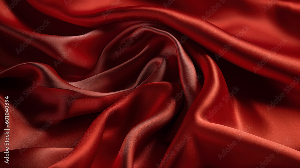 Smooth red textile background Smooth red textile background