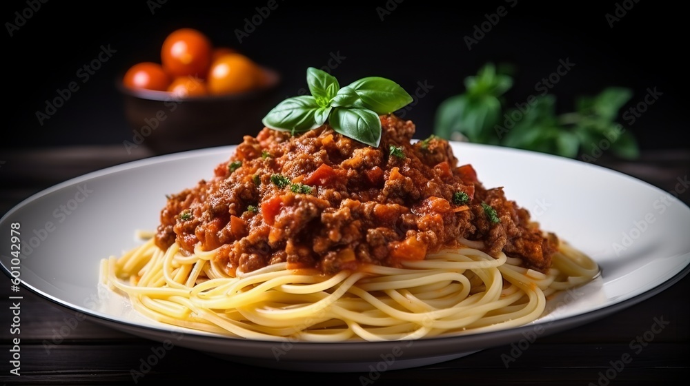Spaghetti Bolognese spaghetti noodles, ground beef, canned tomatoes