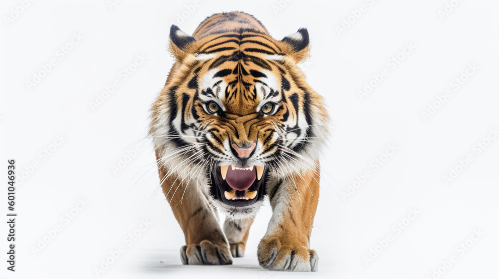 Angry Tiger Face