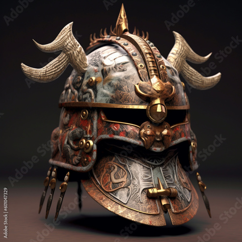 Samurai helmet, Traditional Kabuto armor