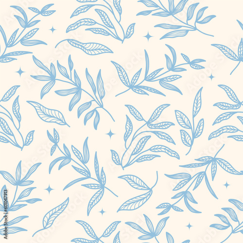 Seamless Floral Pattern with Hand Drawn Style. Flower Motif for Fashion, Wallpaper, Wrapping Paper, Background, Fabric, Textile, Apparel, and Card Design