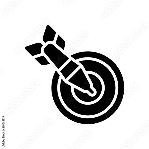 dart game icon for your website, mobile, presentation, and logo design.
