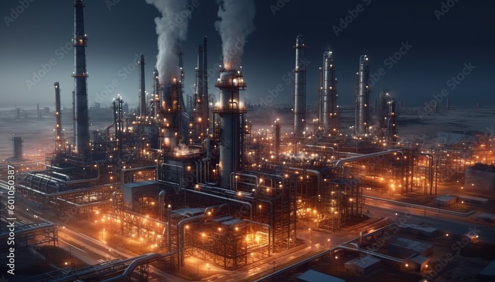 Photo oil petrochemical refinery plant Photo oil petrochemical refinery plant
