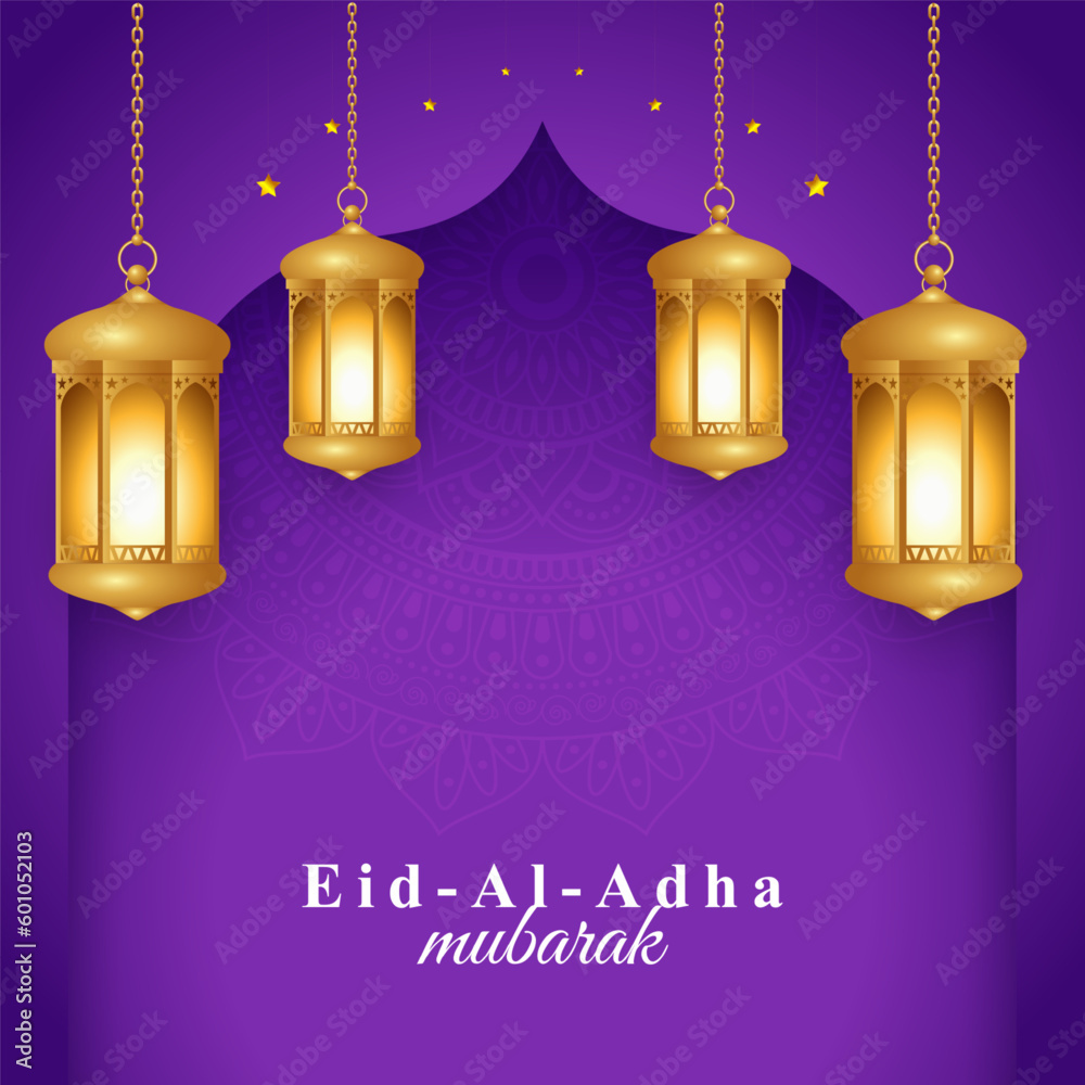 Vector illustration of Eid al-Adha Mubarak social media story feed mockup template Vector illustration of Eid al-Adha Mubarak social media story feed mockup template