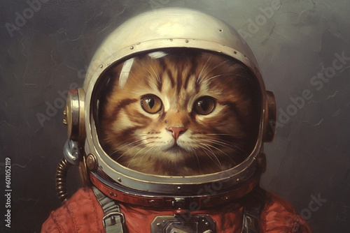 Feline in Space: Pawsitively Galactic , generative AI