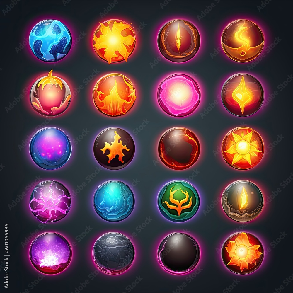 effect magic sphere game ai generated effect magic sphere game ai generated