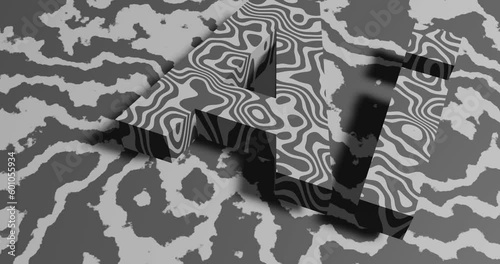 Visualisierung der künstlichen Intelligenz. 3D Darstellung. Konzept: die Speicherung, Auswertung und Anwendung riesiger Datenmengen. Zukunftsträchtige Hochtechnologie in der Gegenwart. ohne Ki erstell