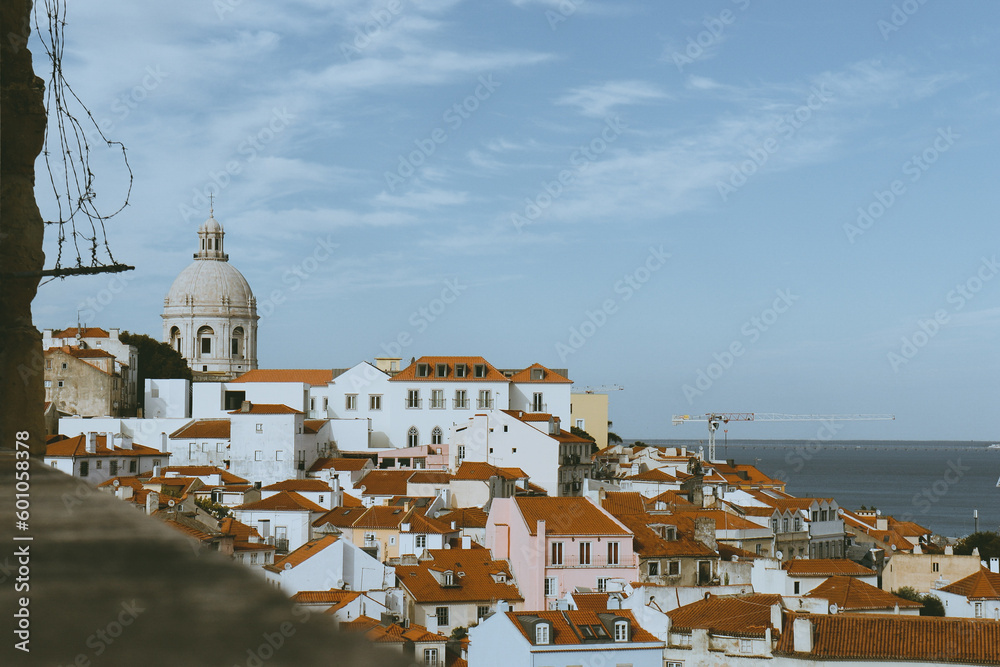 Miradouro em Lisboa, Portugal 