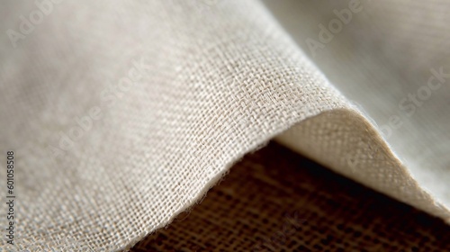 Linen napkins on seamless background with AI generation