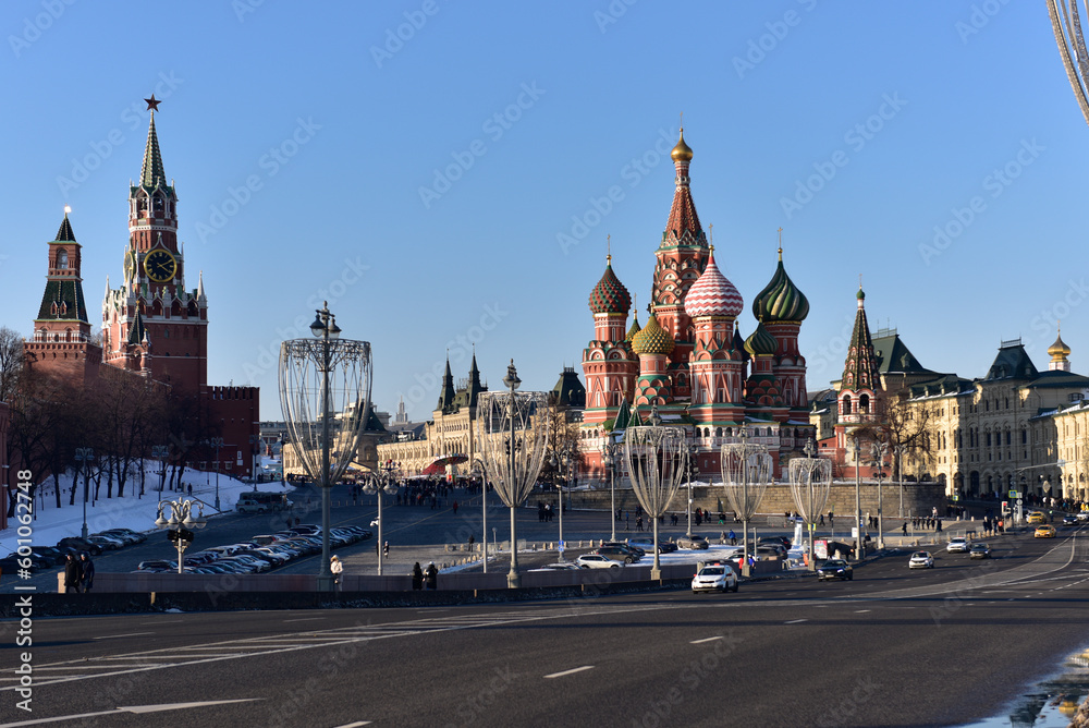 Obraz premium saintBasilsAndTower