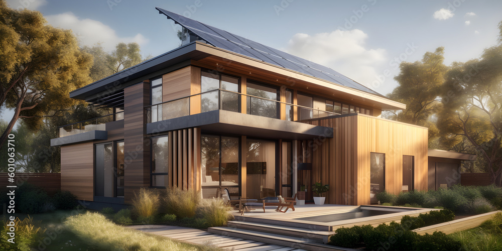 Fototapeta premium house in the woods