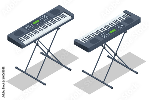 Isometric synthesizer. Synthesizer analog sound